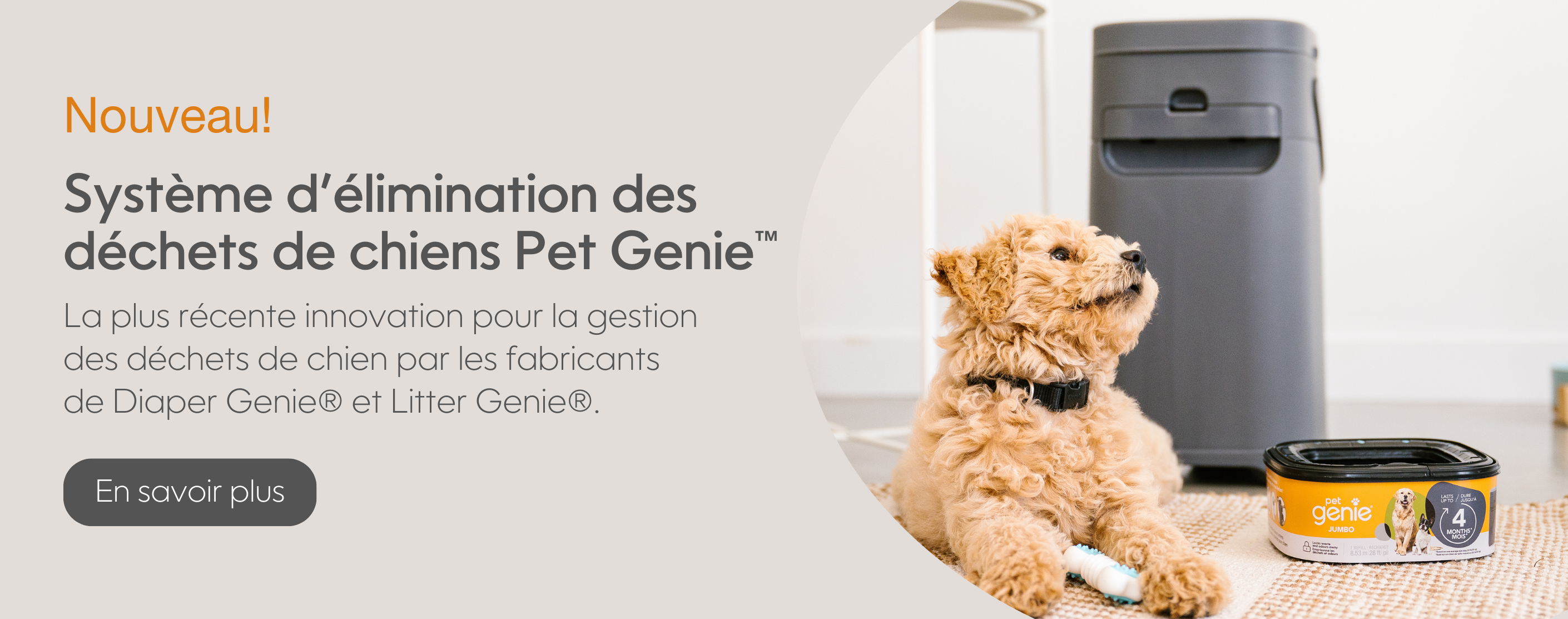 2820X1113 - Retailer Banner - Pet Genie - FR